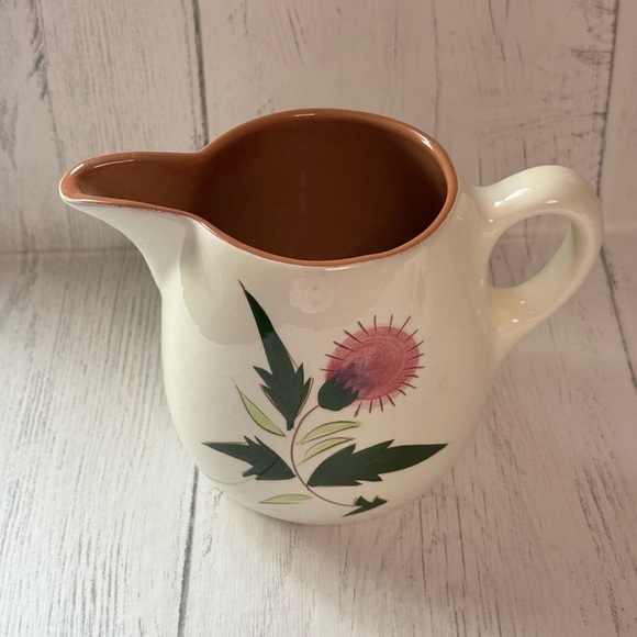 Vintage Stangl Pottery, Thistle pitcher - Picture 3 of 4